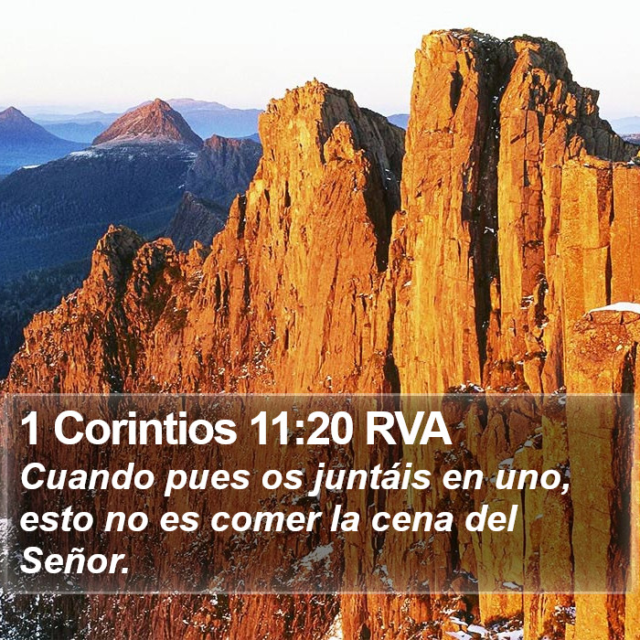 1 Corintios 11:20 RVA Bible Study