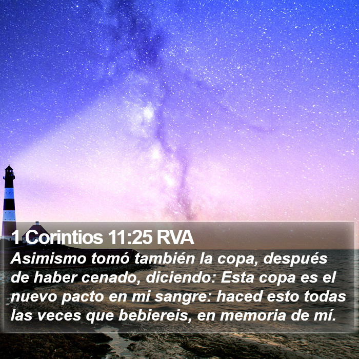 1 Corintios 11:25 RVA Bible Study