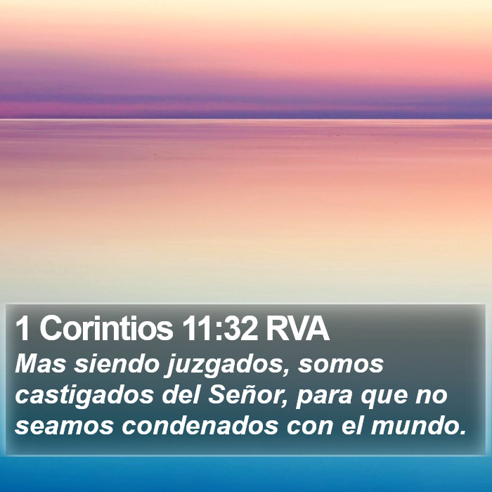 1 Corintios 11:32 RVA Bible Study