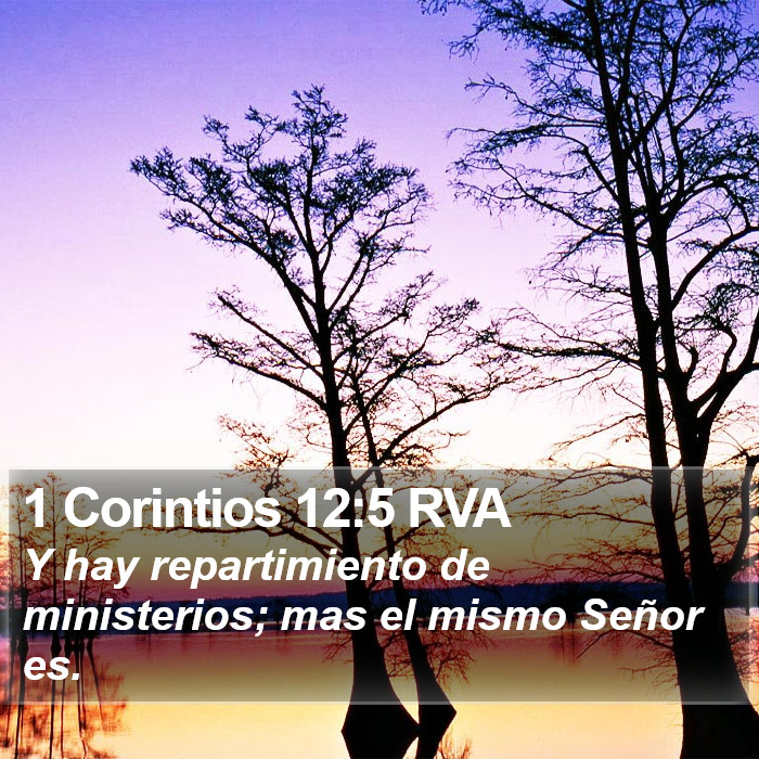 1 Corintios 12:5 RVA Bible Study