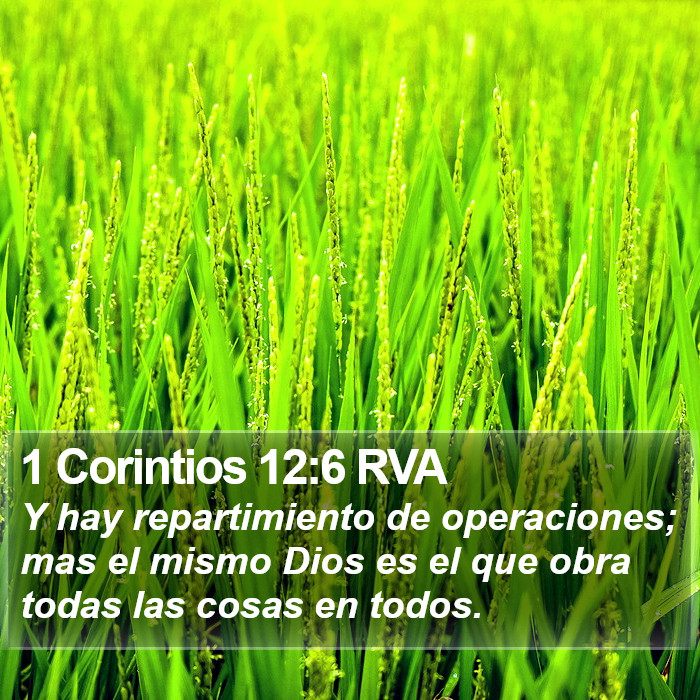 1 Corintios 12:6 RVA Bible Study