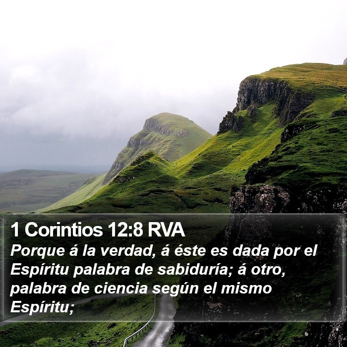 1 Corintios 12:8 RVA Bible Study