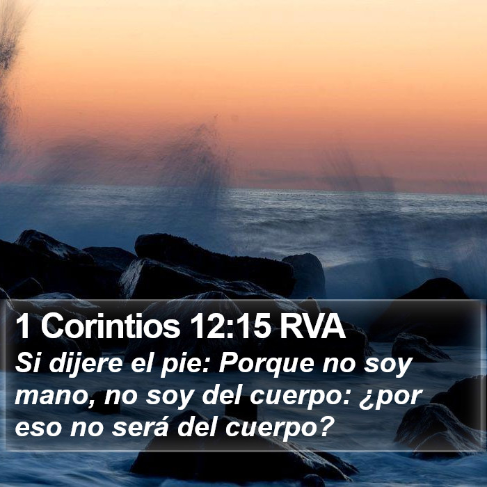 1 Corintios 12:15 RVA Bible Study