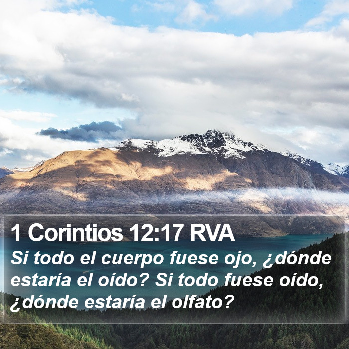 1 Corintios 12:17 RVA Bible Study