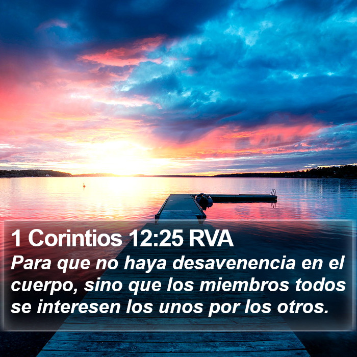 1 Corintios 12:25 RVA Bible Study