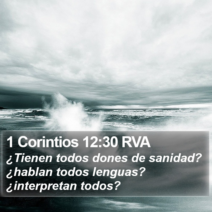 1 Corintios 12:30 RVA Bible Study