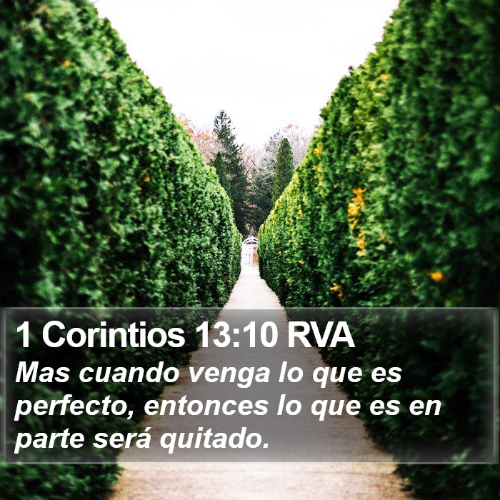 1 Corintios 13:10 RVA Bible Study