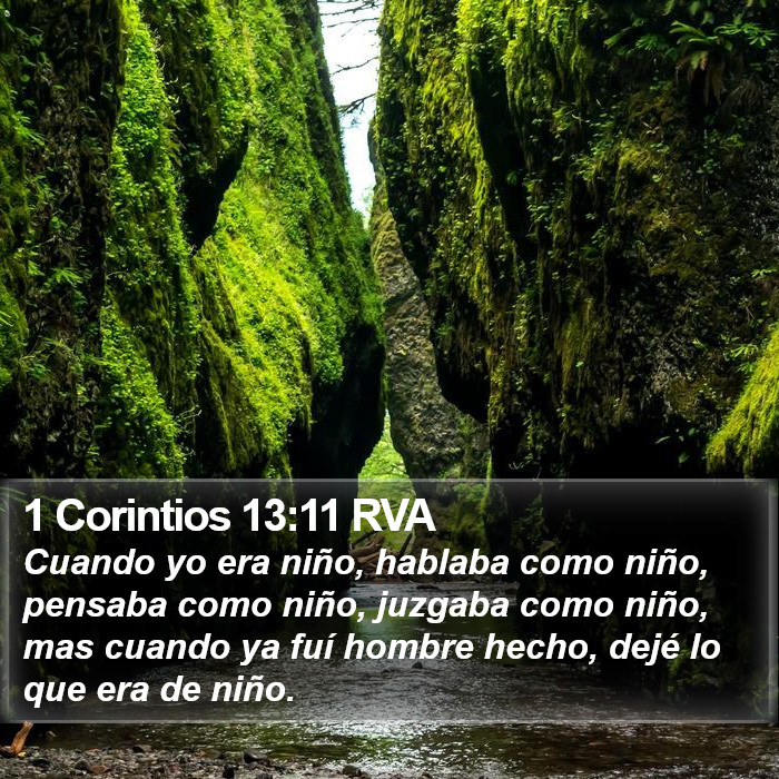 1 Corintios 13:11 RVA Bible Study