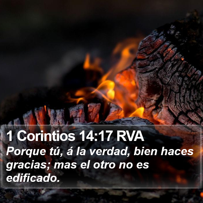 1 Corintios 14:17 RVA Bible Study