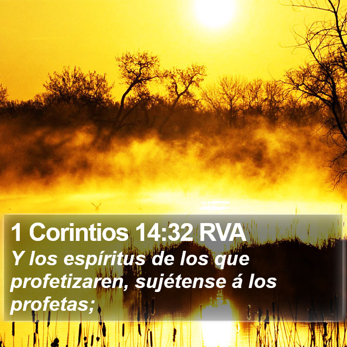 1 Corintios 14:32 RVA Bible Study