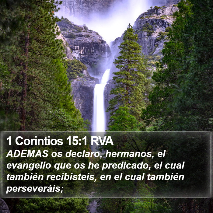 1 Corintios 15:1 RVA Bible Study