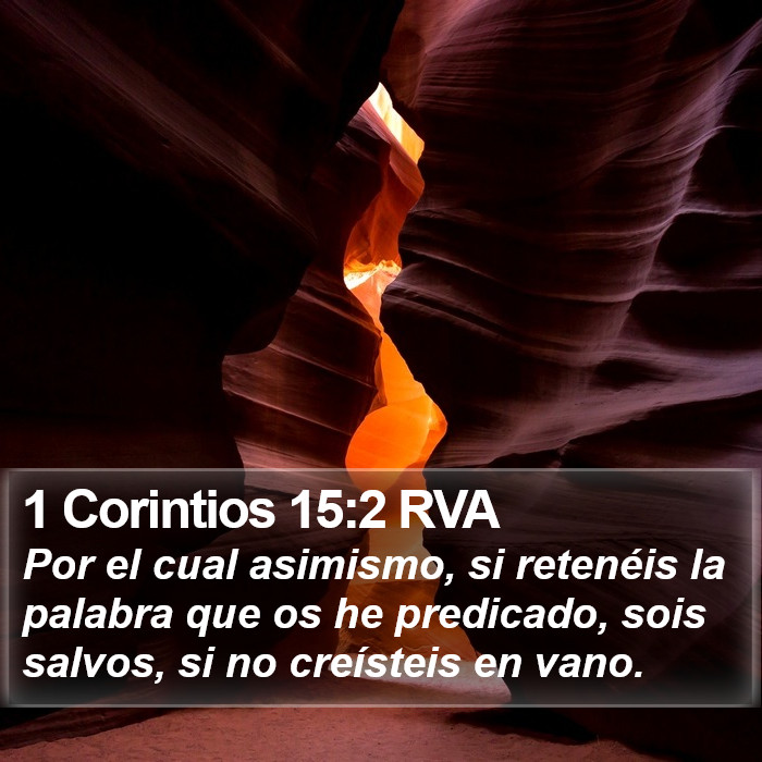 1 Corintios 15:2 RVA Bible Study