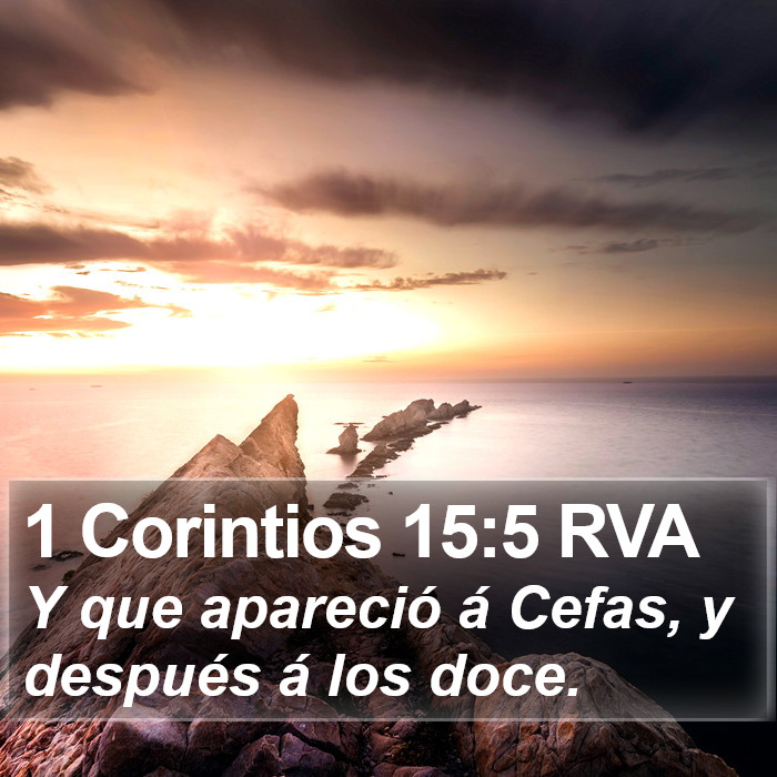 1 Corintios 15:5 RVA Bible Study