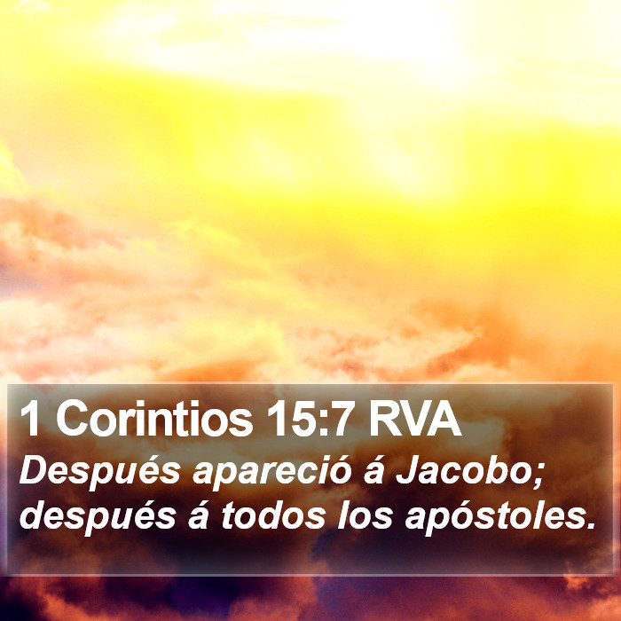 1 Corintios 15:7 RVA Bible Study