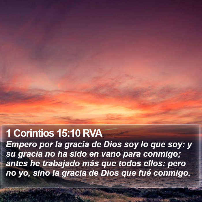 1 Corintios 15:10 RVA Bible Study