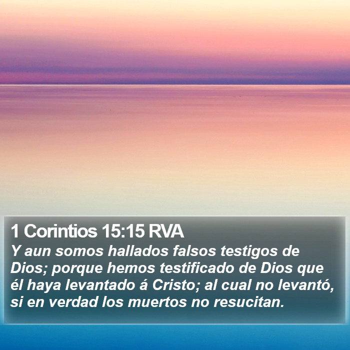 1 Corintios 15:15 RVA Bible Study