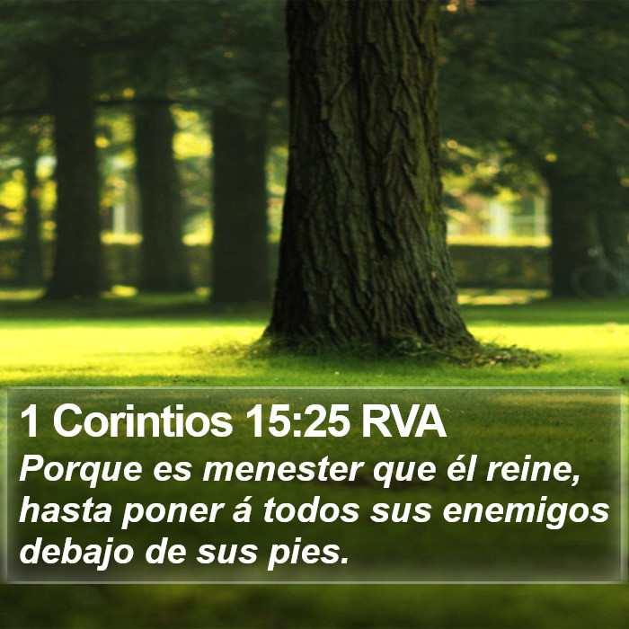 1 Corintios 15:25 RVA Bible Study