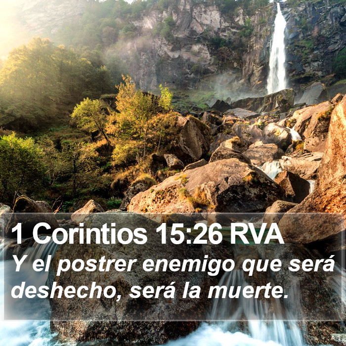 1 Corintios 15:26 RVA Bible Study