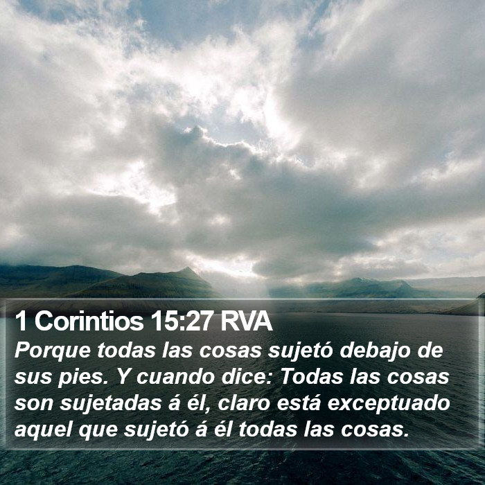 1 Corintios 15:27 RVA Bible Study