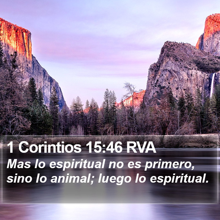 1 Corintios 15:46 RVA Bible Study