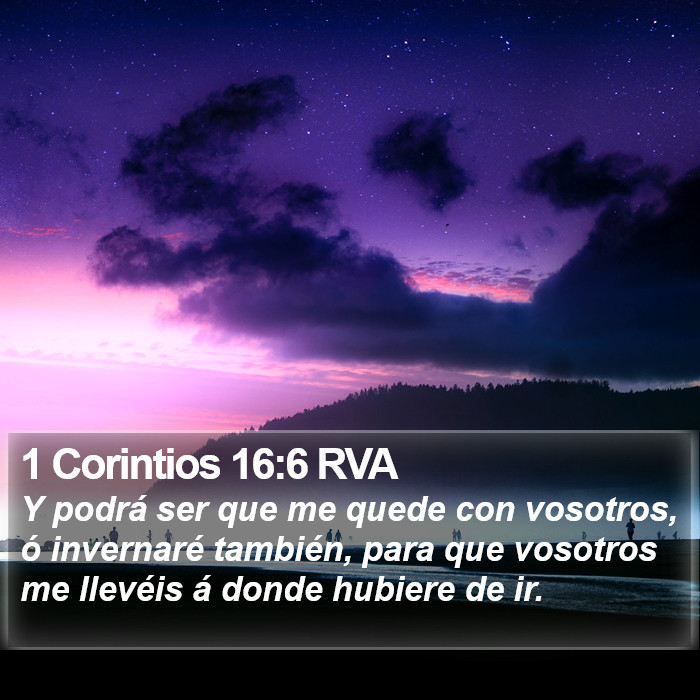 1 Corintios 16:6 RVA Bible Study