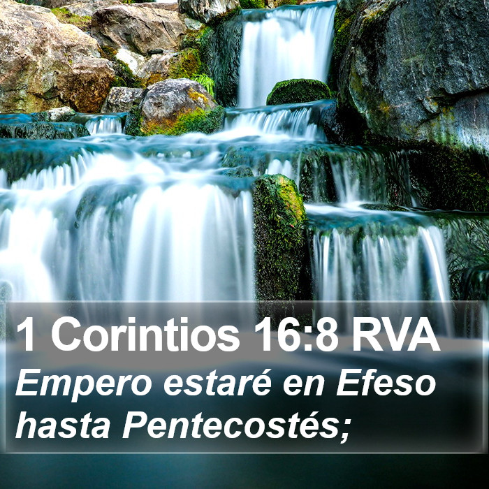 1 Corintios 16:8 RVA Bible Study