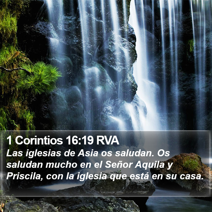 1 Corintios 16:19 RVA Bible Study