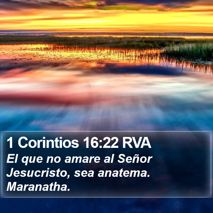 1 Corintios 16:22 RVA Bible Study