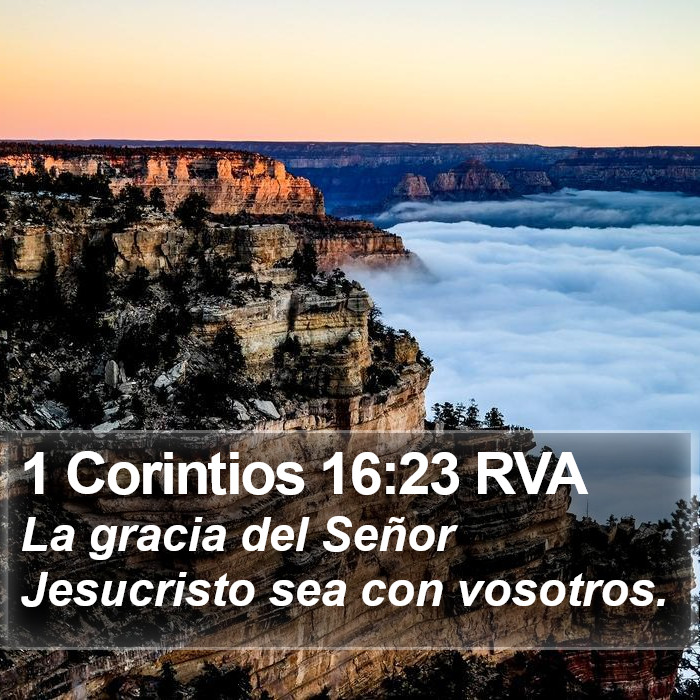 1 Corintios 16:23 RVA Bible Study