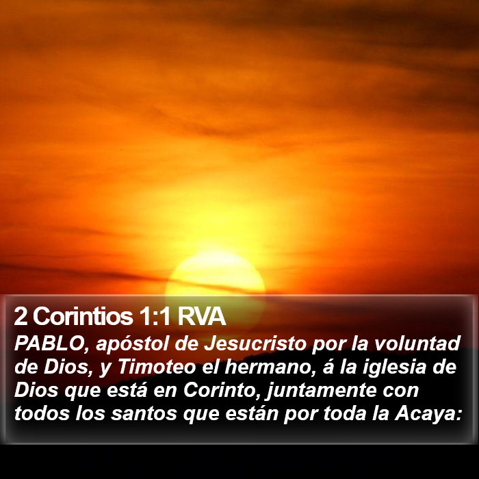 2 Corintios 1:1 RVA Bible Study