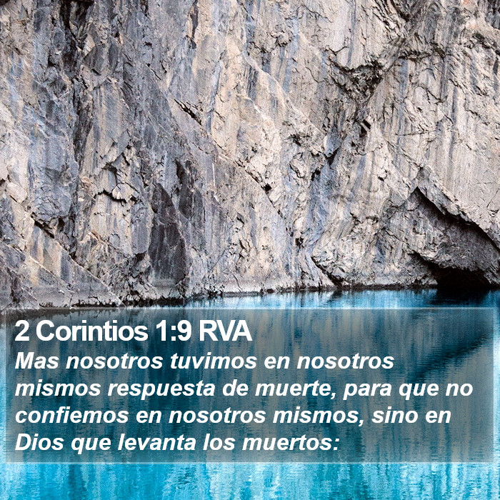 2 Corintios 1:9 RVA Bible Study