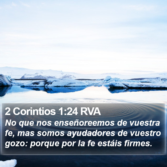 2 Corintios 1:24 RVA Bible Study