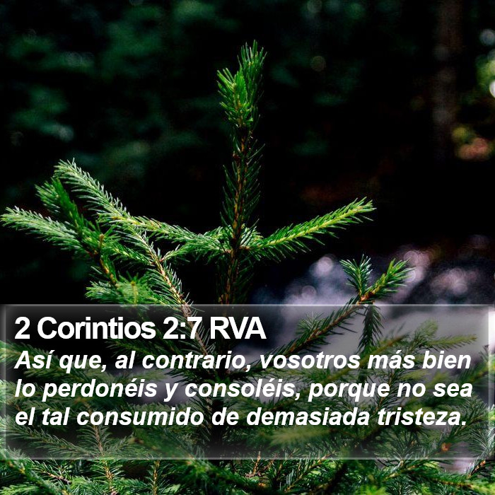 2 Corintios 2:7 RVA Bible Study