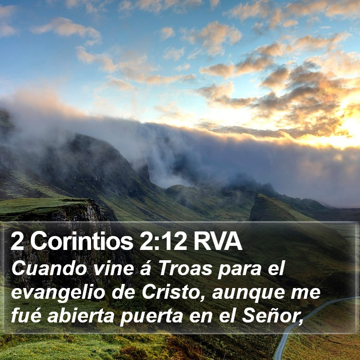 2 Corintios 2:12 RVA Bible Study