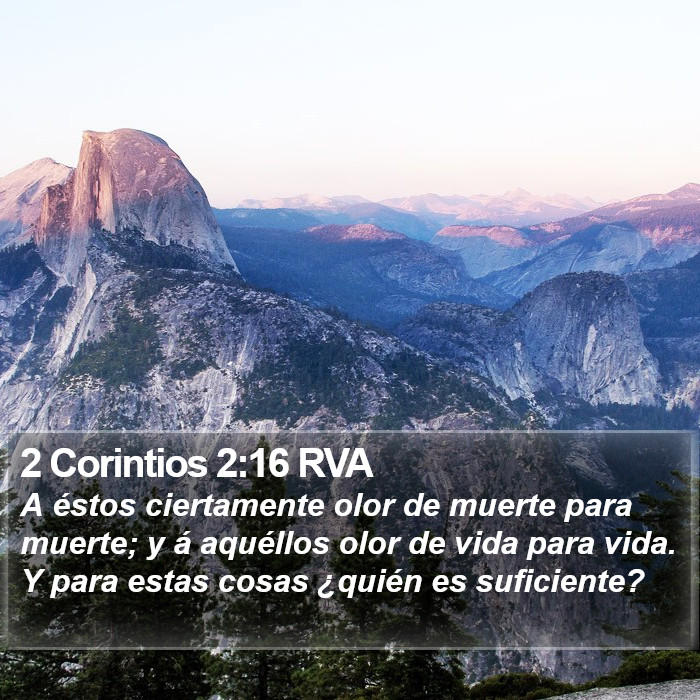 2 Corintios 2:16 RVA Bible Study