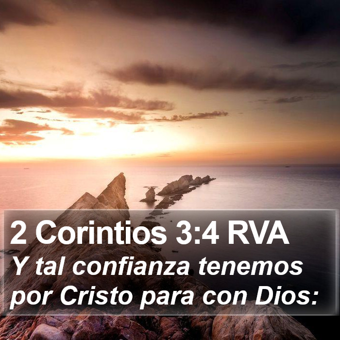 2 Corintios 3:4 RVA Bible Study