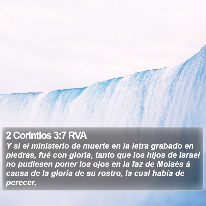 2 Corintios 3:7 RVA Bible Study