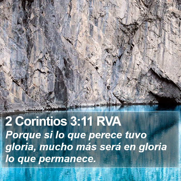 2 Corintios 3:11 RVA Bible Study