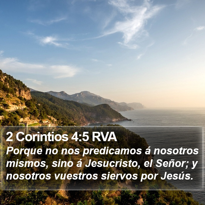 2 Corintios 4:5 RVA Bible Study