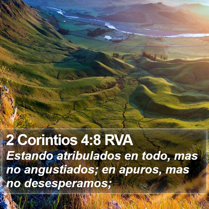 2 Corintios 4:8 RVA Bible Study