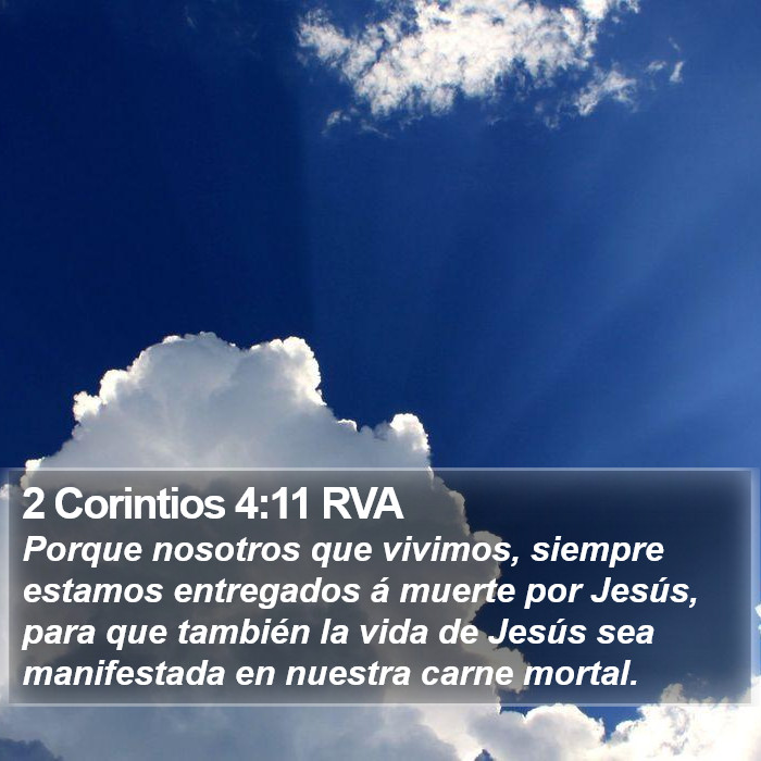 2 Corintios 4:11 RVA Bible Study