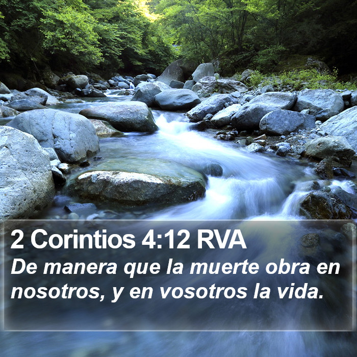 2 Corintios 4:12 RVA Bible Study