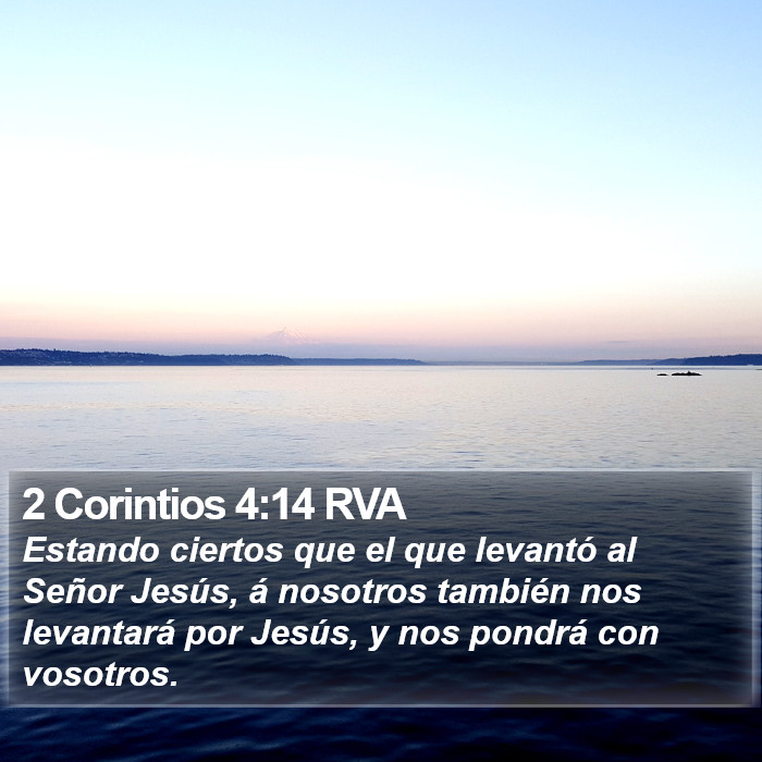 2 Corintios 4:14 RVA Bible Study