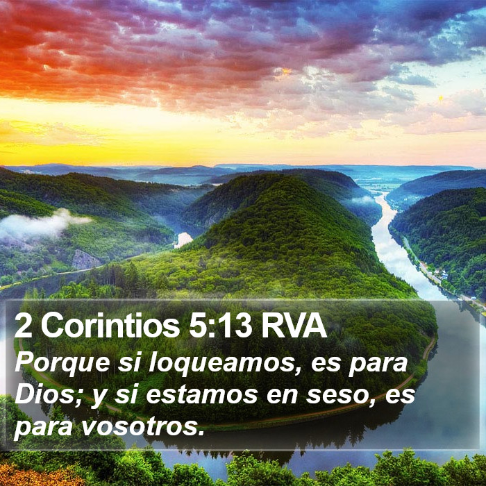 2 Corintios 5:13 RVA Bible Study