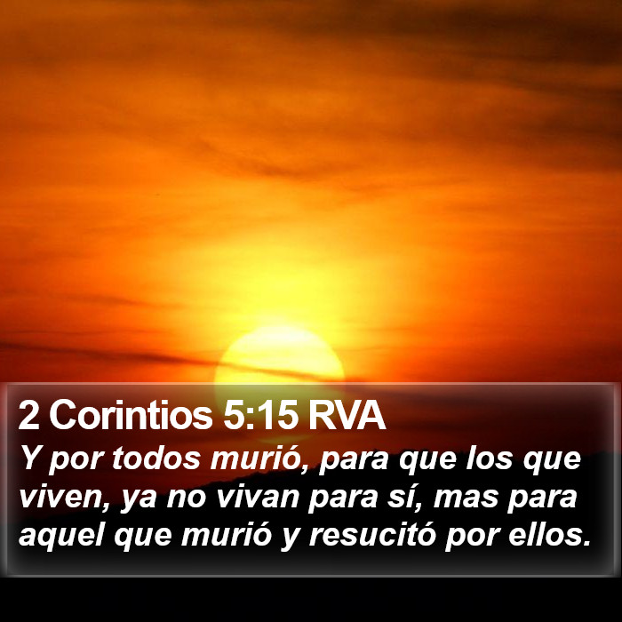 2 Corintios 5:15 RVA Bible Study