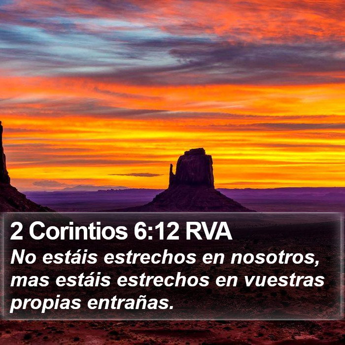 2 Corintios 6:12 RVA Bible Study