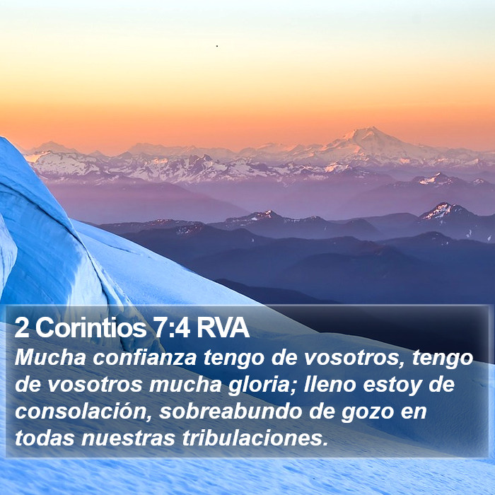 2 Corintios 7:4 RVA Bible Study