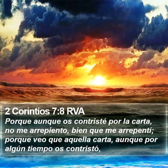 2 Corintios 7:8 RVA Bible Study