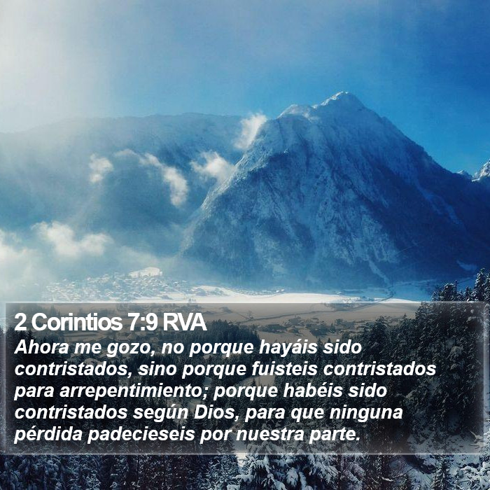 2 Corintios 7:9 RVA Bible Study