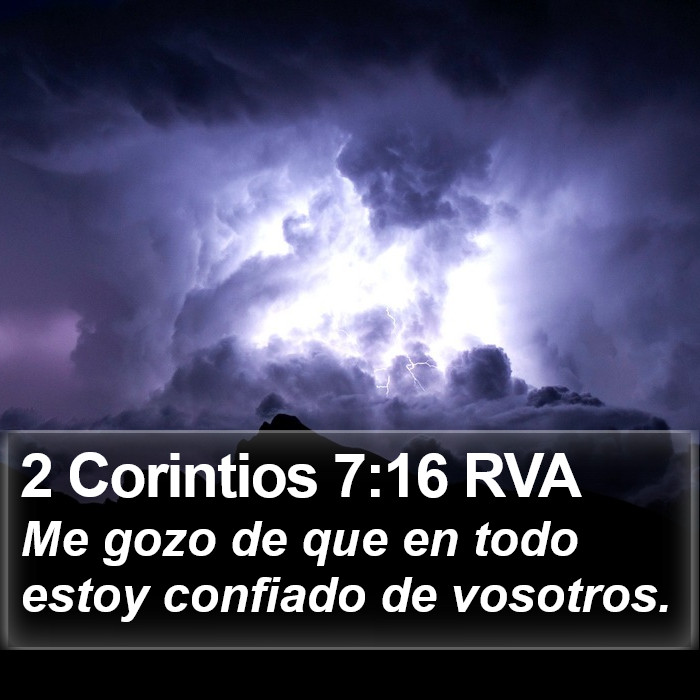 2 Corintios 7:16 RVA Bible Study